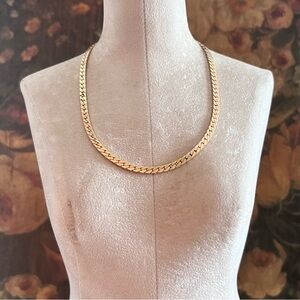 ⭐️ Vintage Gold Tone Herringbone Watch Chain